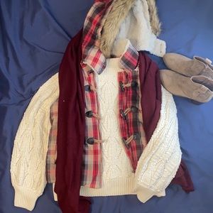 Jun & Ivy ivory/cream sweater